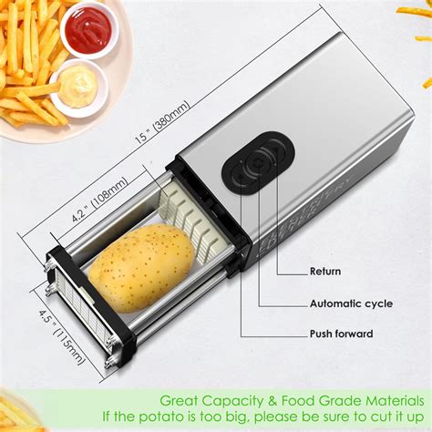 Yotan Electric French Fry Cutter French Fries Cutter Stainless Steel