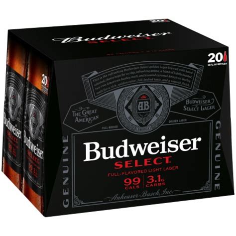 Budweiser Select Light Beer, 20 pk / 12 fl oz - QFC