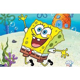 Painel Bob Esponja X Em Lona Fosca Shopee Brasil