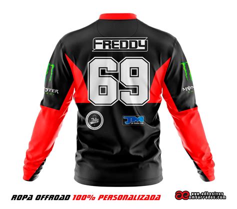 Camiseta Enduro Motocross ADHESIVOSEMBARRADOS