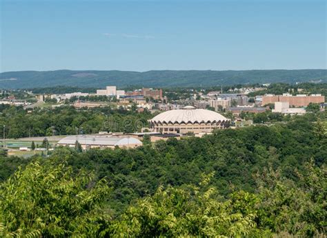 Wvu Coliseum Arena In Morgantown Stock Image Image Of Skyline