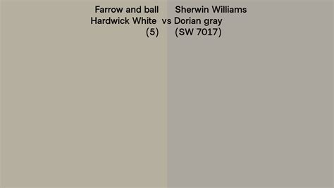 Farrow And Ball Hardwick White Vs Sherwin Williams Dorian Gray Sw