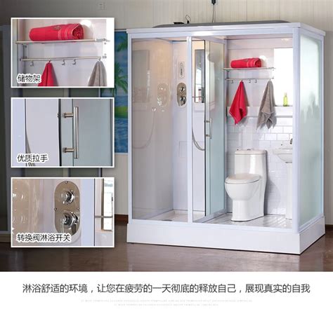 All In One Prefab Bathroom Units Modular Combination Toilet Shower Pods