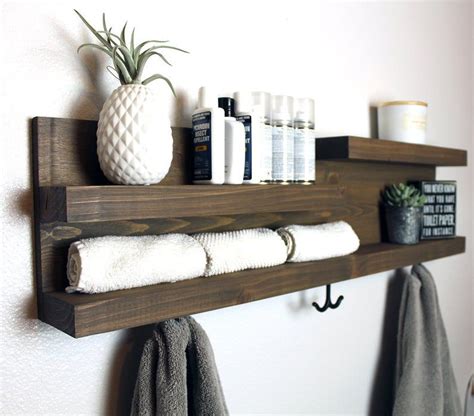 20+ Bathroom Shelf With Hooks - PIMPHOMEE