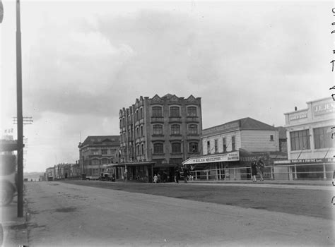 Looking North Along East Side Of Albert Street1929 Record Digitalnz