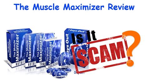 The Muscle Maximizer Review Don T Buy Before You Watch Youtube