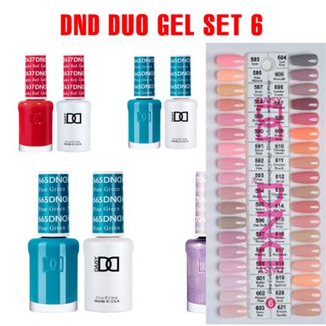 Dnd Duo Gel Set Chart Set Free Color Chart Cali Beauty Supply