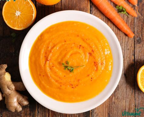 Soupe Carotte Gingembre Curcuma Vitamont