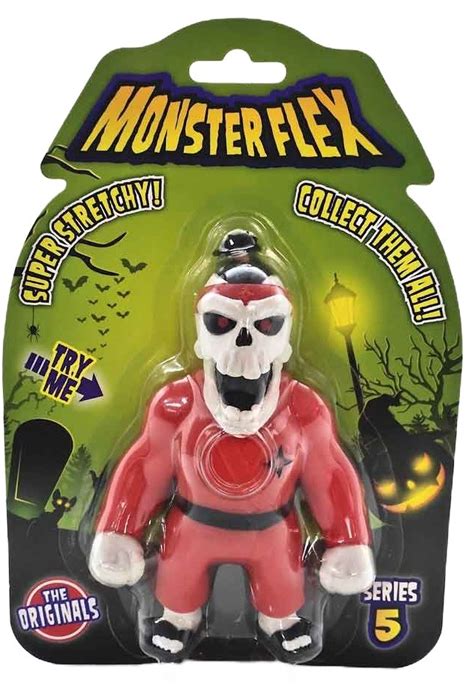 Фигура Monster Flex - Разтегливо чудовище, Карате череп, Серия 5 ...