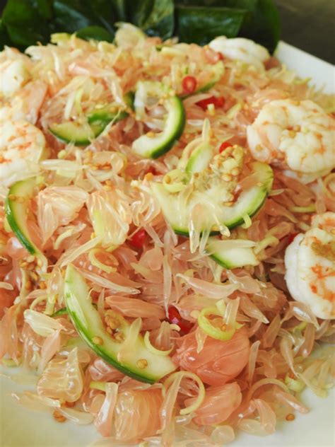 Pomelo Thai Herb Salad - Healthy Thai Recipes