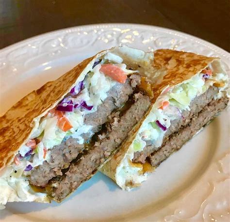 Cut Da Carb Flatbread On Instagram Keto Coleslaw Burger Another