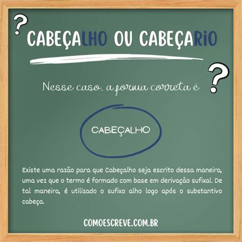 O Que Significa Cabeçario