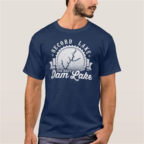 The Best Dam Lake Shirt - Secord Lake - Dark Color | Lake shirt, Shirts ...