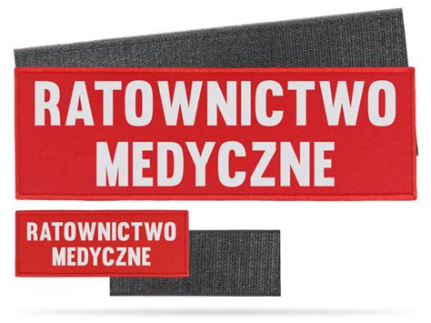 Ratownictwo Medyczne Zestaw Naszywek Odblaskowych Odblaskowo Pl