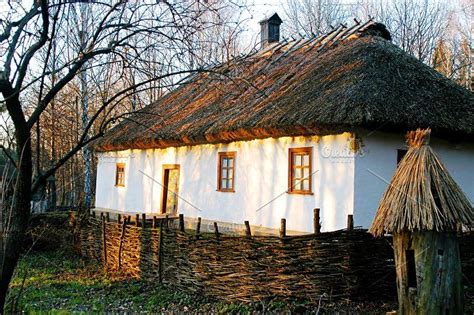 Traditional Ukrainian House In The Woods