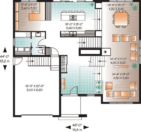 Modern House Plan With 2nd Floor Terace 21679dr 2nd Floor Master