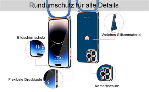 Wirvyuer Handykette Kompatibel Mit Iphone Pro Handyh Lle Necklace