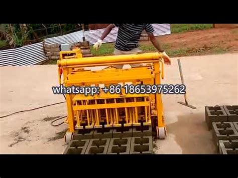 Qmy Manual Egg Laying Hydraulic Press Concrete Cement Hollow Brick