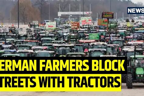 Thousands Of Tractors Block Berlin As Farmers Protest Over Fuel Subsidy