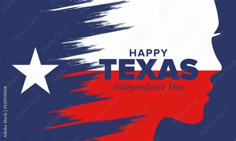 Texas Independence Day. Freedom holiday in Unites States, celebrated ...