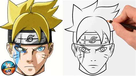 Como Dibujar A Boruto Uzumaki Paso A Paso How To Draw Boruto Uzumaki