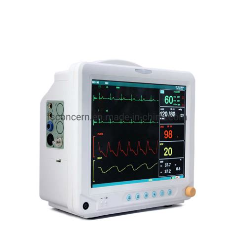 Hospital Icu Medical Patient Monitor 6 Parameters 12 1 Inch Multi Parameters Portable Vital