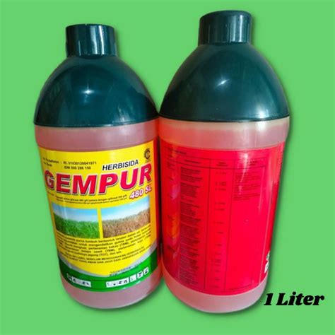 Jual Herbisida Gempur 480 SL 1Liter Obat Racun Pembasmi Rumput Liar