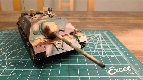 German Jagdpanzer Iv V Lang Plastic Model Military Vehicle Kit