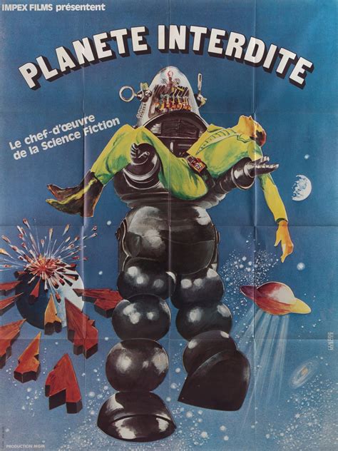 Forbidden Planet Original R1970s French Grande Movie Poster ...