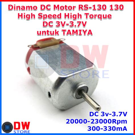 Dynamo DC Motor RS 130 130 3V 3 7V High RPM Speed Torque Toy Car