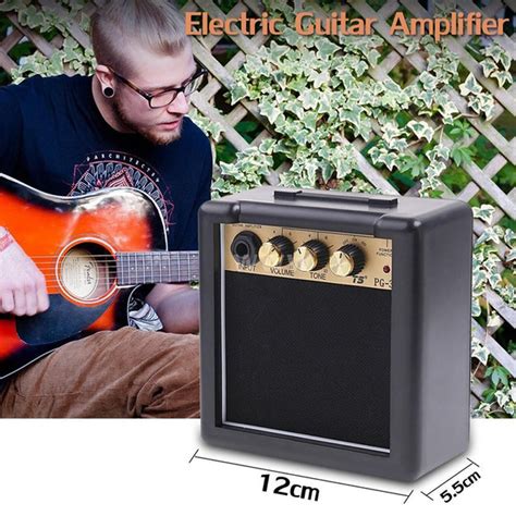 Pg 3 3w 5w Mini Electric Guitar Amp Amplifier Speaker Volume Tone Control I71 Instrument Battery