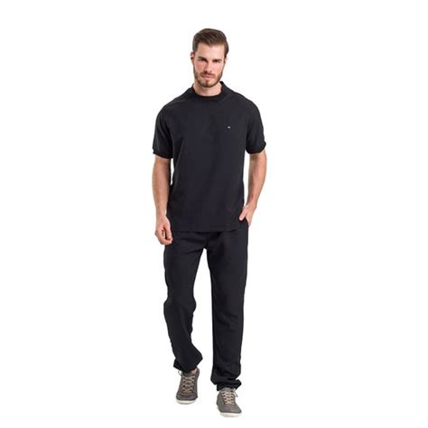 Pijama Cir Rgico Masculino Preto Impulse Dra Cherie