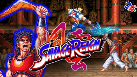 Savage Reign game de luta clássico de ARCADE NEO GEO EMULADOR