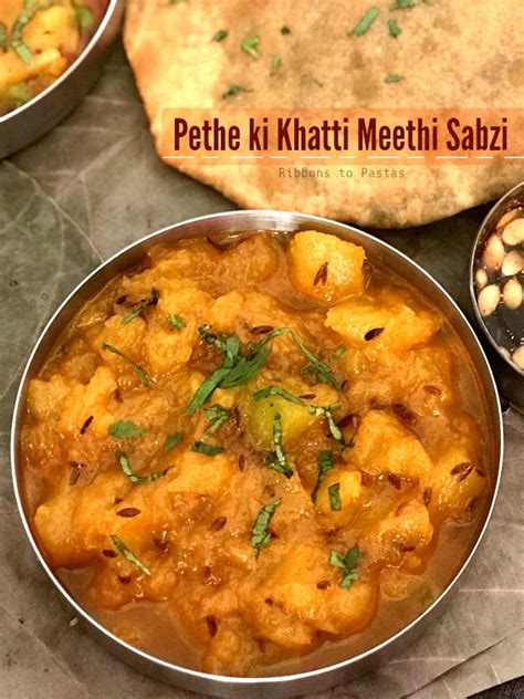 Kaddu Ki Khatti Meethi Sabzi Ribbons To Pastas