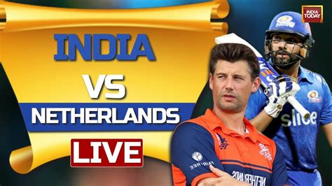 India Vs Netherlands Live India Thrash Netherlands In T20 World Cup