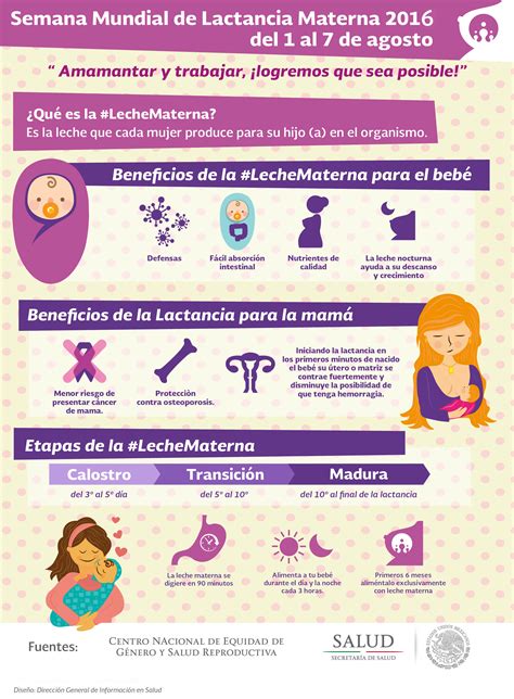 Infograf A Lactancia Materna Secretar A De Salud Gobierno Gob Mx