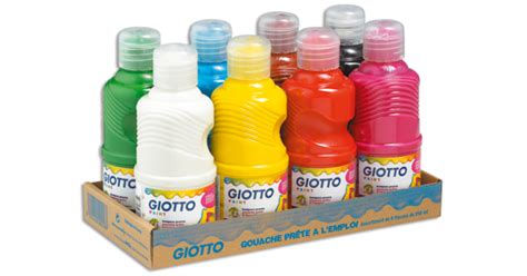 Gouache Giotto Ml Lot De Gouaches Giotto Doigts