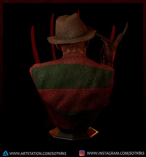 Freddy Krueger 3d Model 3d Printable Cgtrader