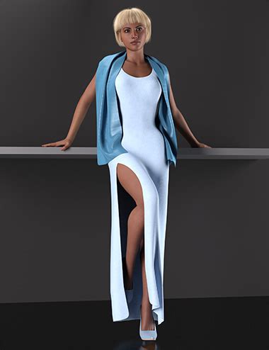 Dforce Timeless Long Dress Outfit For Genesis And Female Daz D