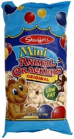 Stauffers Original Mini Animal Crackers - 12 oz, Nutrition Information ...