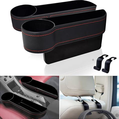 EcoNour Car Seat Gap Filler With Cup Holder 25 4 X 15 2 Cm Car Seat