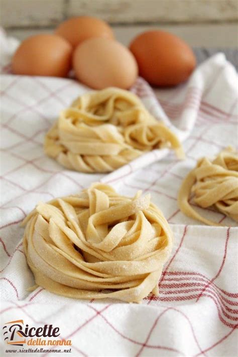 Pasta All Uovo Fatta In Casa Ricette Della Nonna