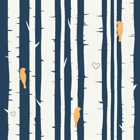 Forest Birds - Wallpaper Prints