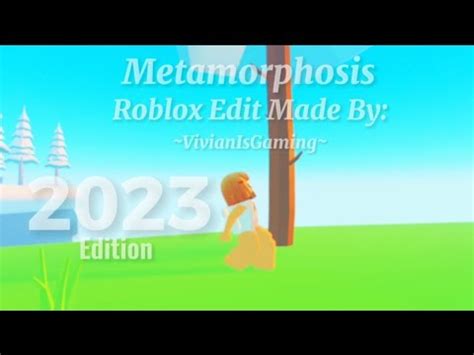 Metamorphosis Roblox Edit Late Trend YouTube