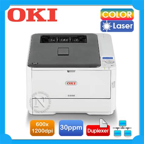 Oki C Dn Color Laser Network Printer Duplex W Year Warranty Ex