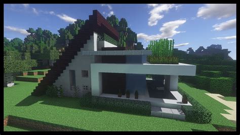 Minecraft Come Costruire Una Casa Moderna X Youtube