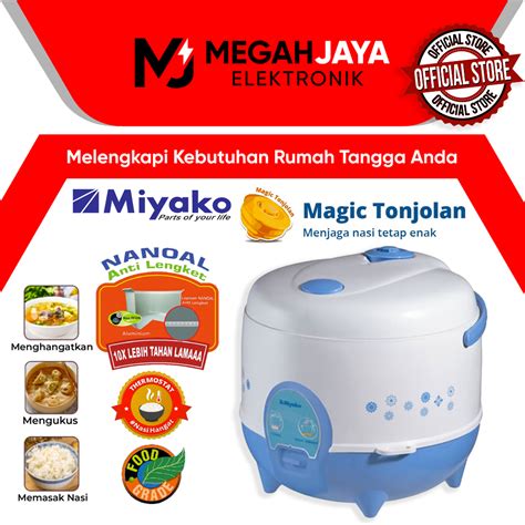 Jual Cod Ready Miyako Rice Cooker Magic Mcm Mcm Mcm