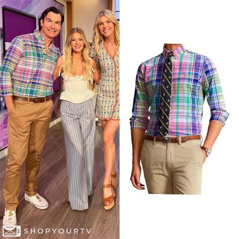 The Talk: May 2024 Jerry O'Connell’s Pink Plaid Shirt | Shop Your TV