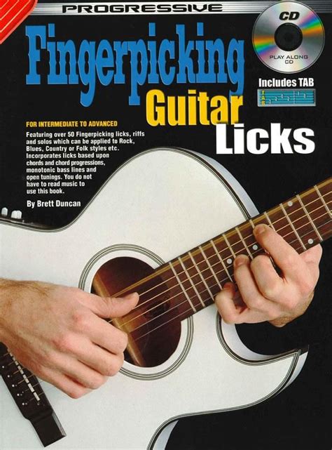 Progressive Fingerpicking Guitar Licks Noten für Gitarre