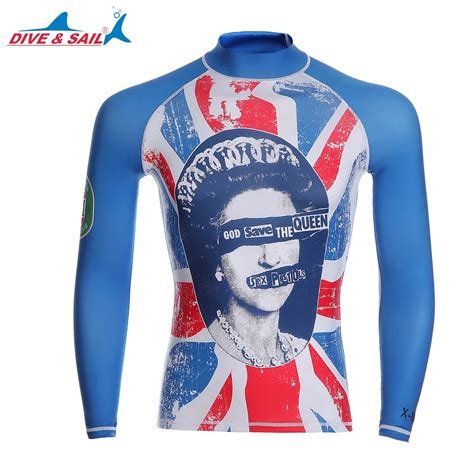 Dive Sail Offical Store Anti Uv Men Rash Guard Surfing Diving Suits